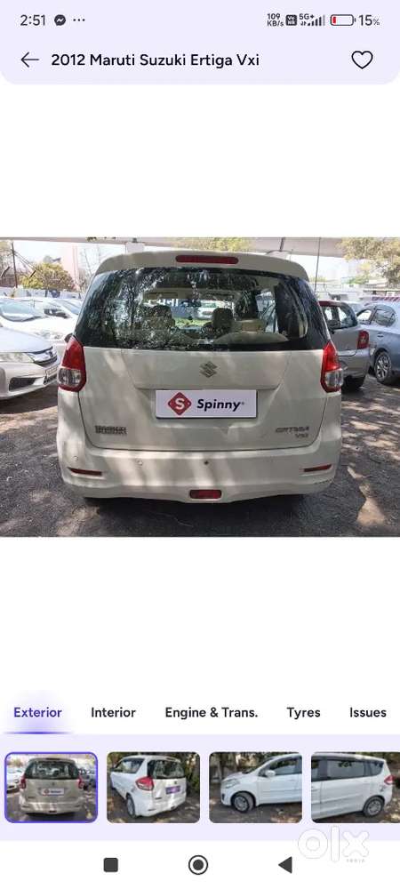 Maruti Suzuki Ertiga 2012 Cng & Hybrids 66000 Km Driven