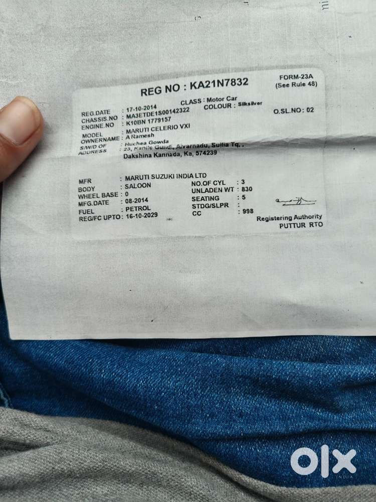 Maruti Suzuki Celerio 1.0 Vxi Mt, 2014, Petrol