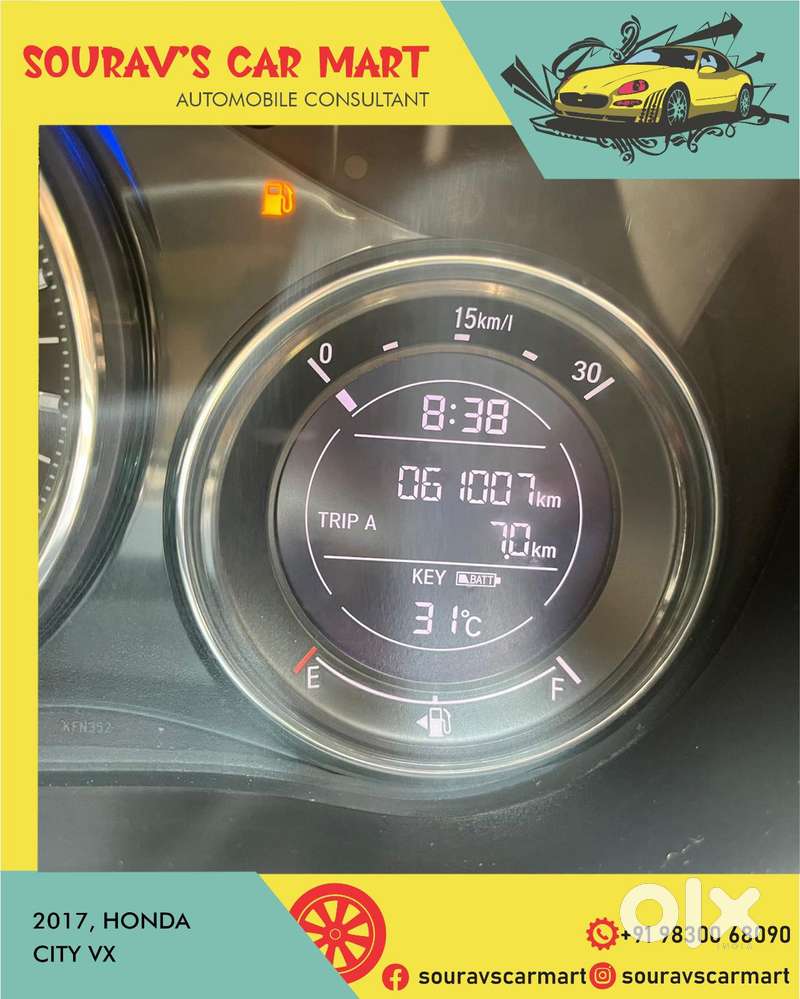 Honda City Vx Petrol Mt, 2017, Petrol