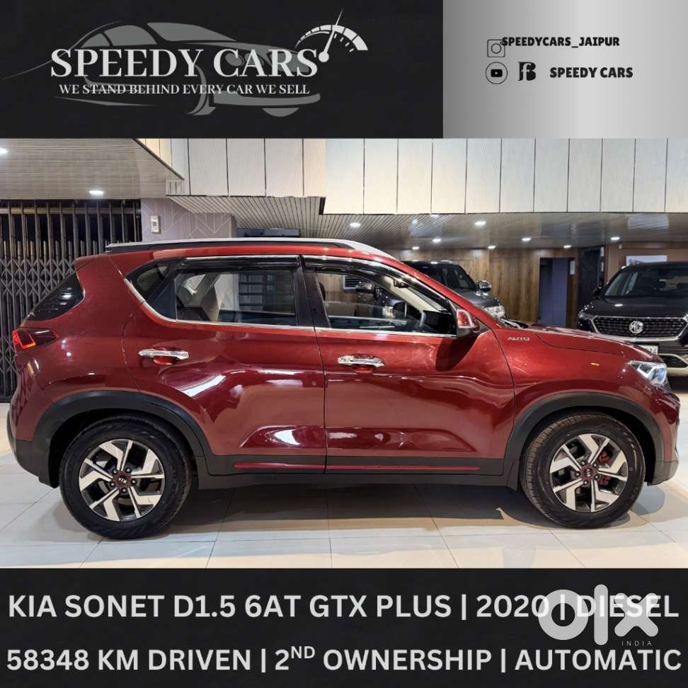 Kia Sonet 1.5 Gtx Plus Diesel At Dt, 2020, Diesel