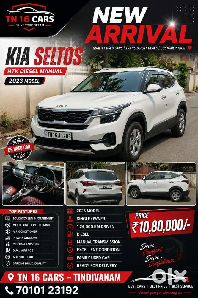 Kia Seltos Diesel Manual 2023