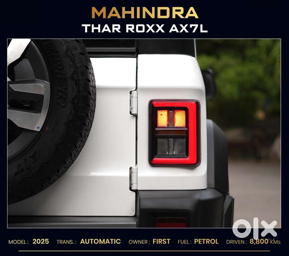 Mahindra Thar Roxx Ax7l Rwd At, 2025, Petrol