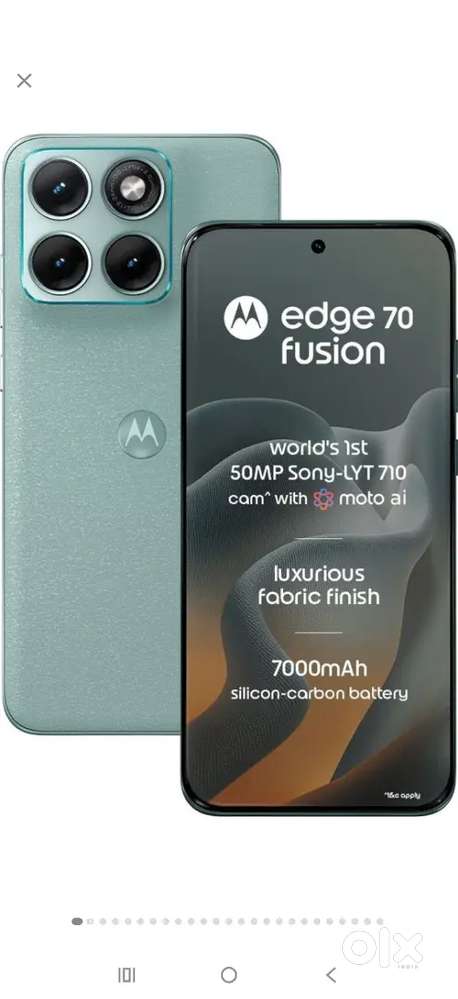 Motorola edge 70 fushn 8gb 128gb box chrjer