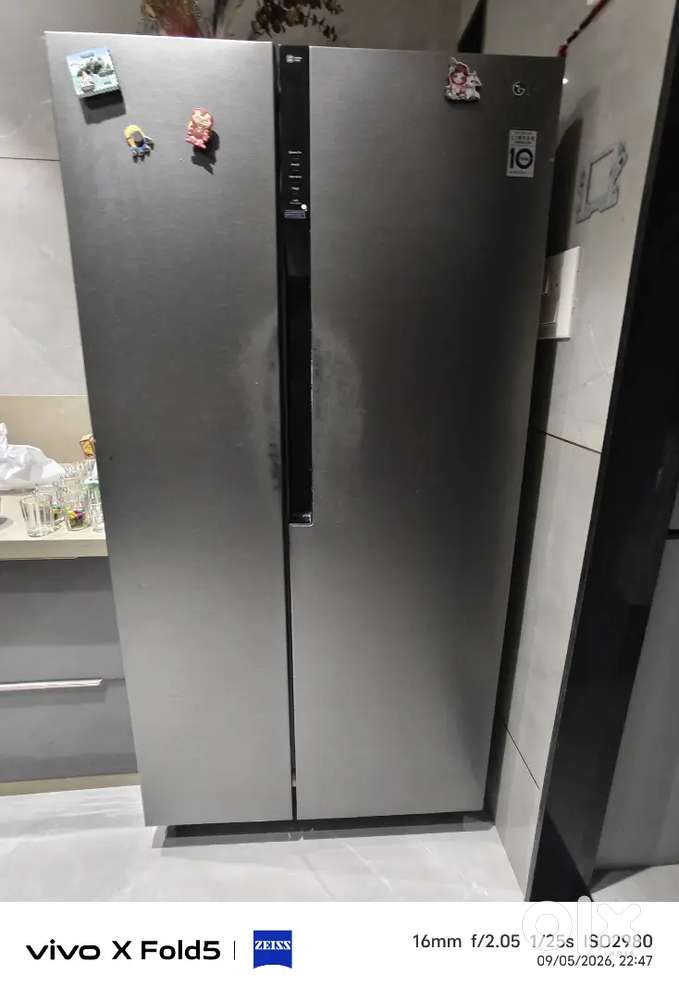 lg side by side door fridge