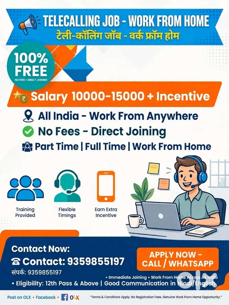 Work frome home telecalling