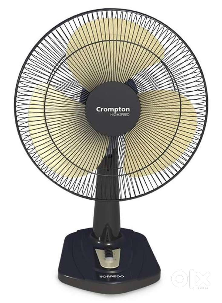 Crompton HighSpeed Torpedo 400-MM Table Fan -Good Working Condition