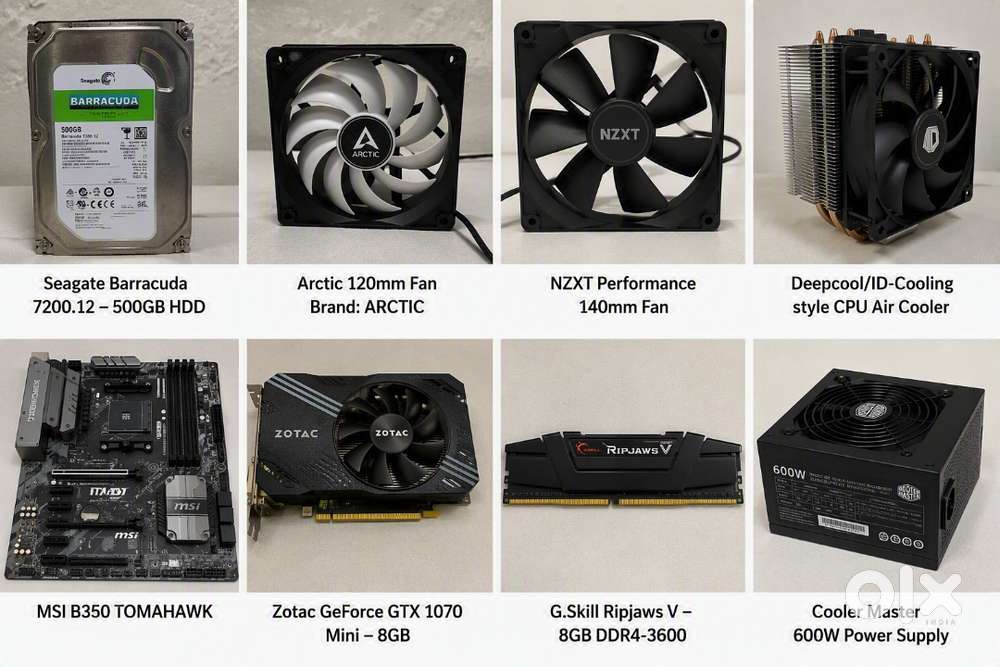Gaming PC Parts Clearance Sale  GTX 1070, B350 Tomahawk, DDR4 RAM