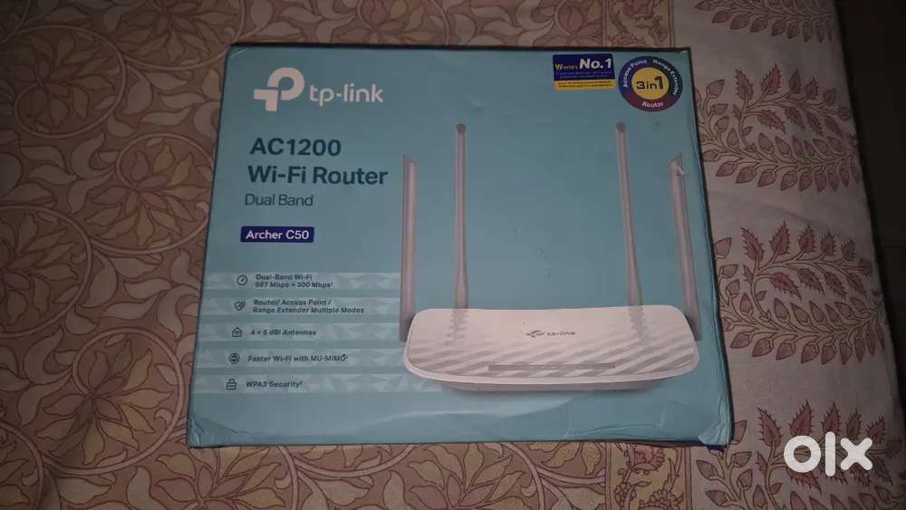 TP Link AC 1200 Router and ONU