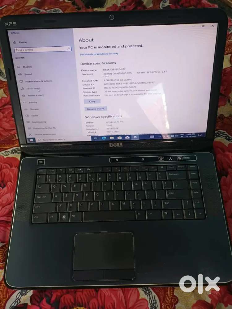 Dell i5 8GB RAM 500 GB storage keyboard kharab hai