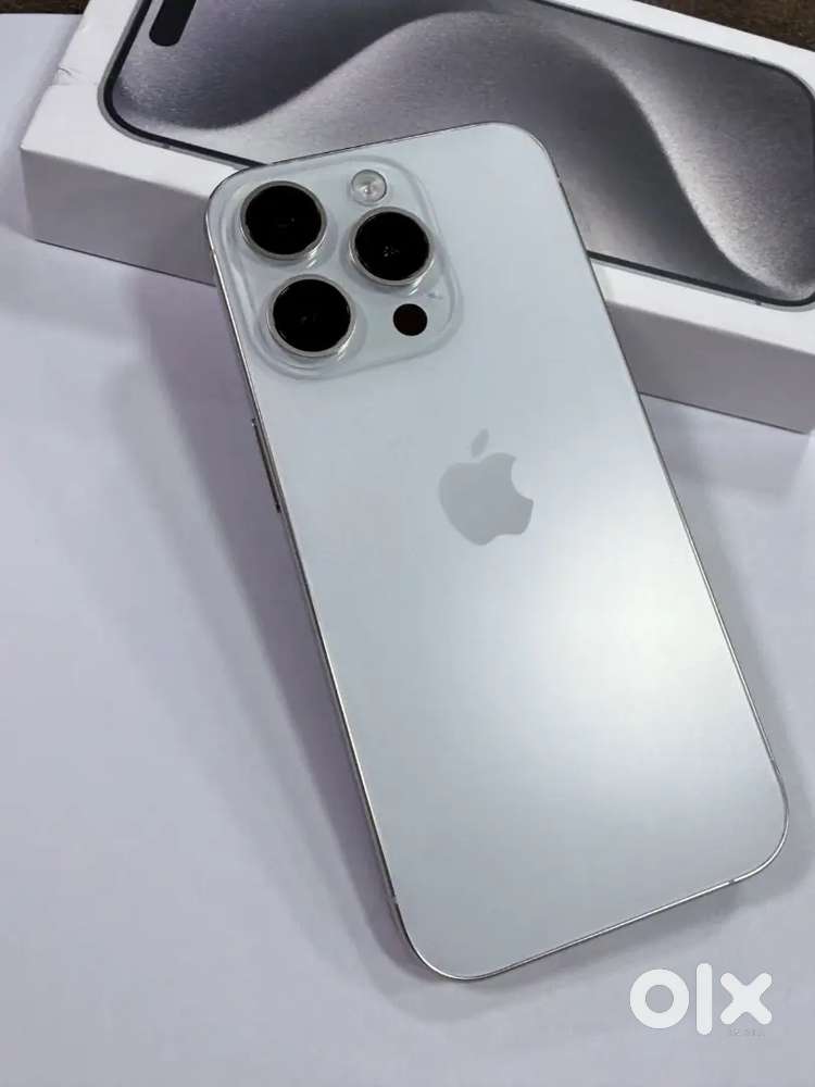 IPHONE 15 PRO WHITE TITANIUM STORAGE (( 512GB)) WITH 12 MONTH WARRANTY