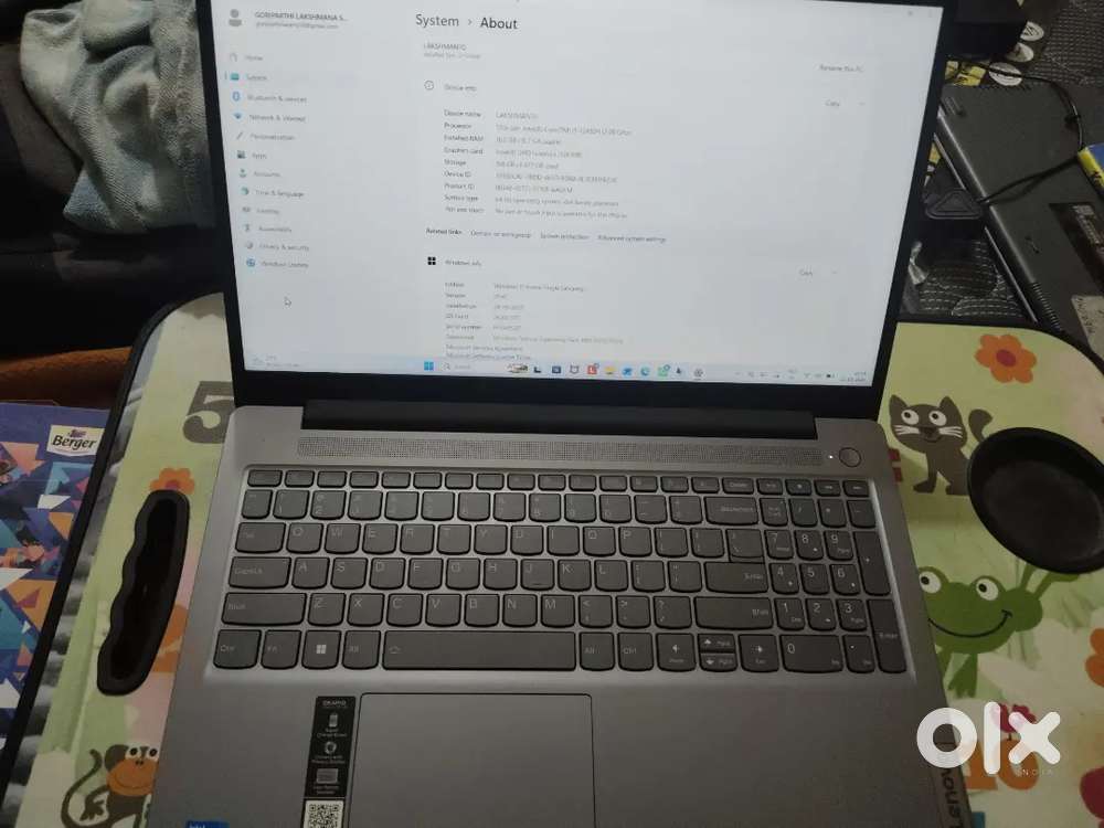 Lenovo i5 12th Gen | High Performance | Zero Scratches | 1 Year Used
