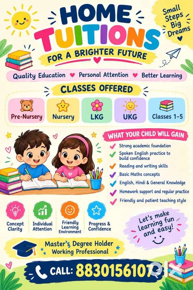 Pre nursery to Std 5