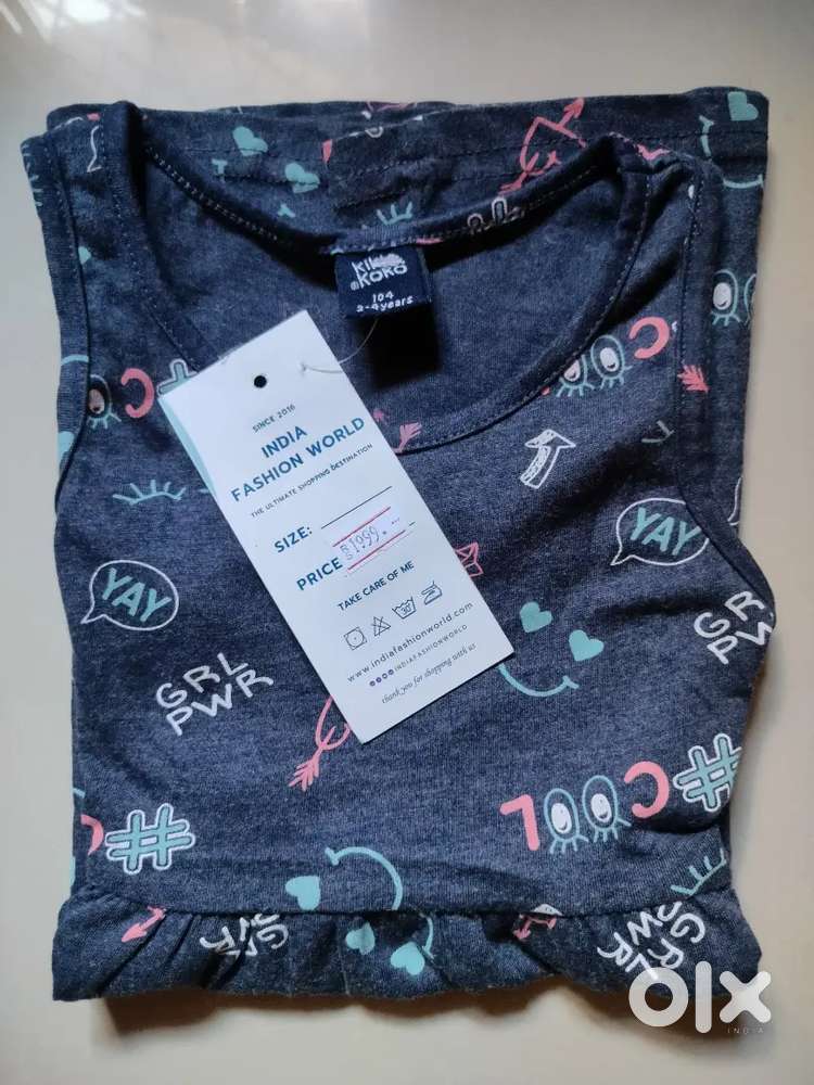 Sleeveless Frock for Kids