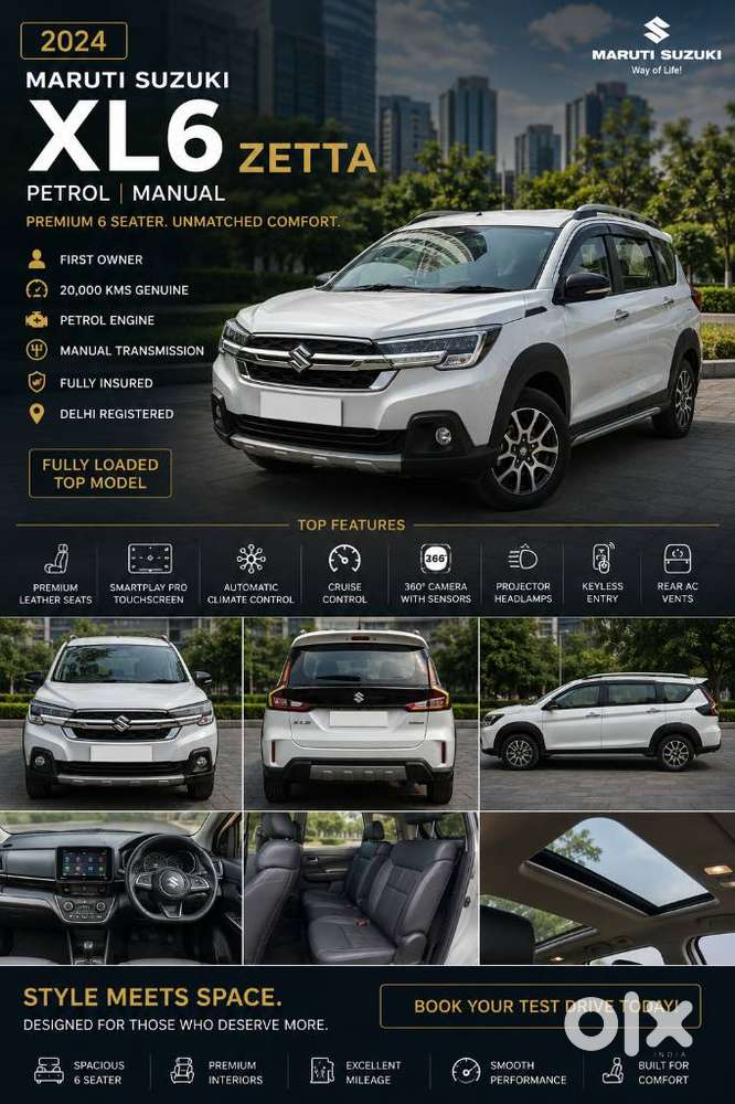 Maruti Suzuki Xl6 1.5 Zeta Mt, 2024, Petrol