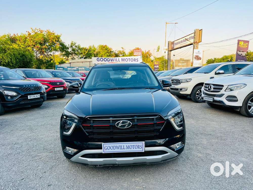 Hyundai Creta 1.5 S Plus Knight Diesel Dual Tone, 2022, Diesel