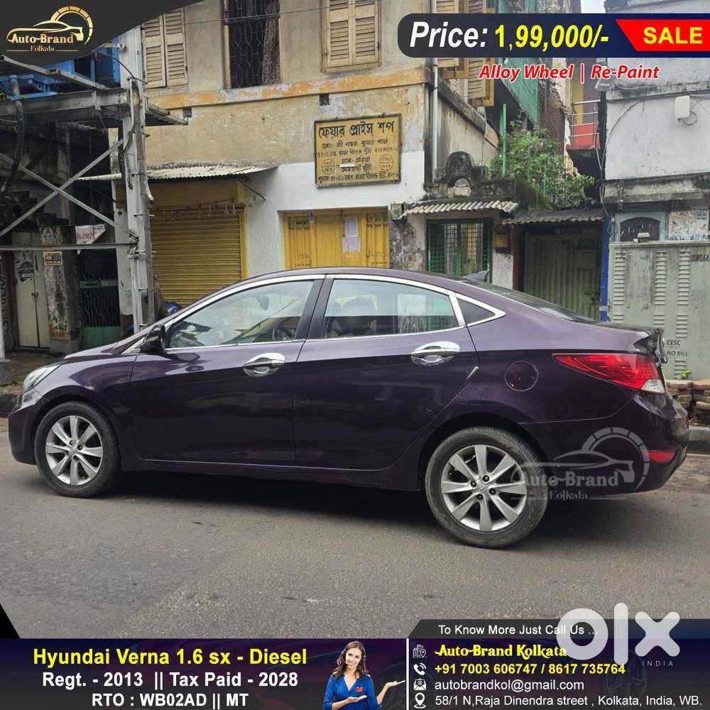 Hyundai Verna Fluidic 1.6 Vtvt Sx, 2013, Diesel