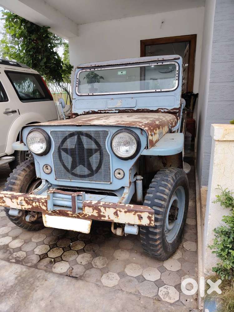 Antique Willys Cj2a (1948), Original Body, Low Bonnet, Collector Piece