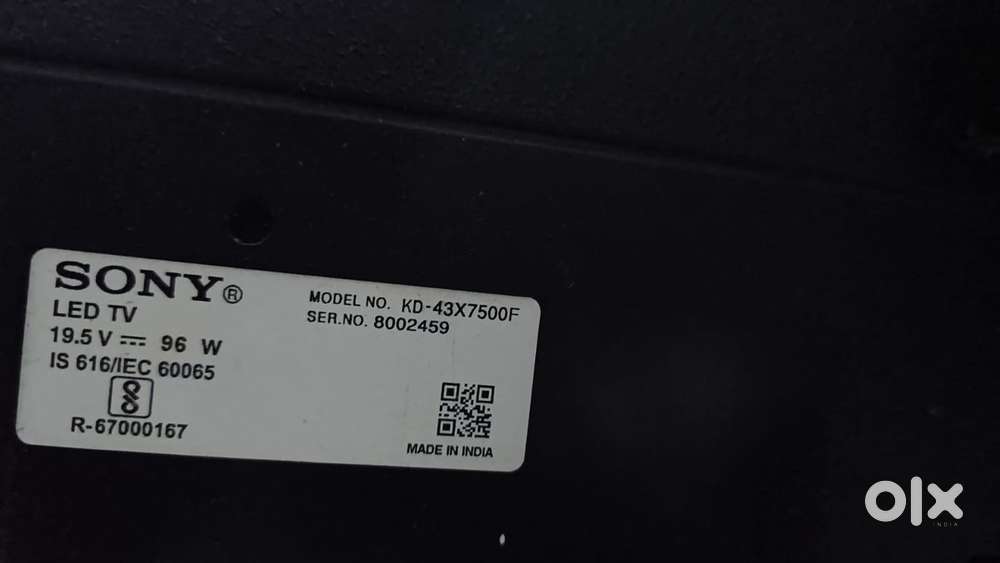 Sony 43 Inch Tv - Buy & Sell TVs, Video - Audio Online in India | OLX
