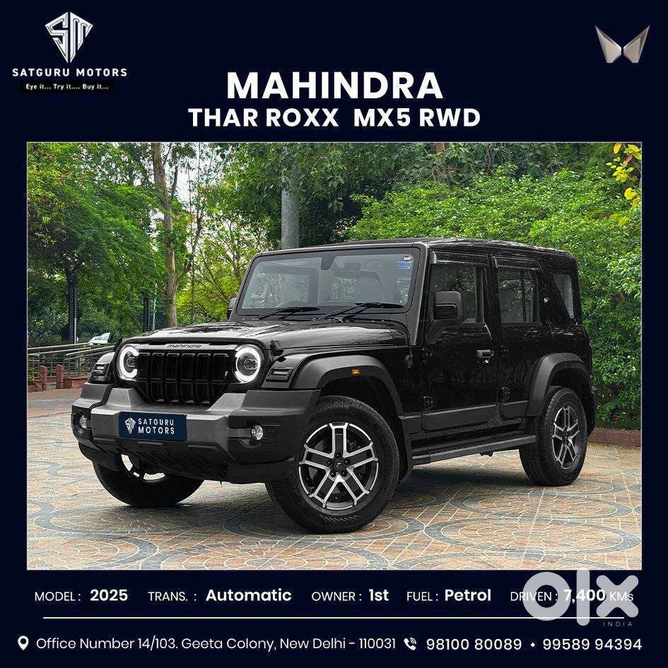 Mahindra Thar Roxx Mx5 Petrol At 2wd, 2025, Petrol