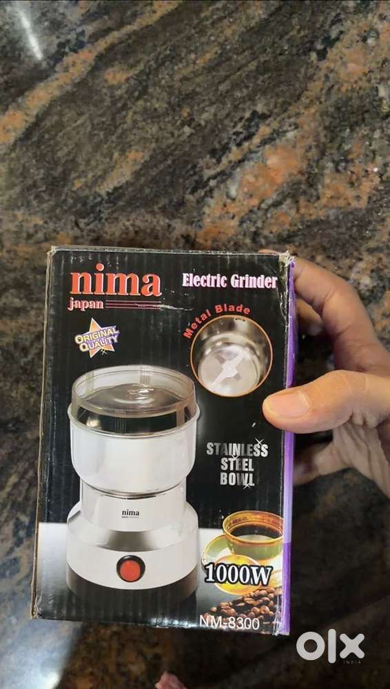 New peti packed compact Nima Electric Grinder NM-8300 mixer.