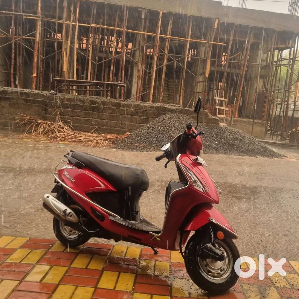 Hero Honda Pleasure Red Hero Pleasure Red 2014, Well Maintained