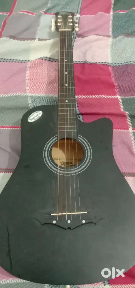 Black colour unused Guitar