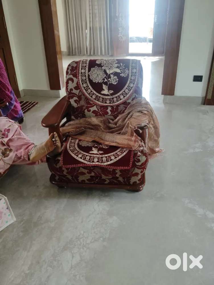 Three chairs, two chars