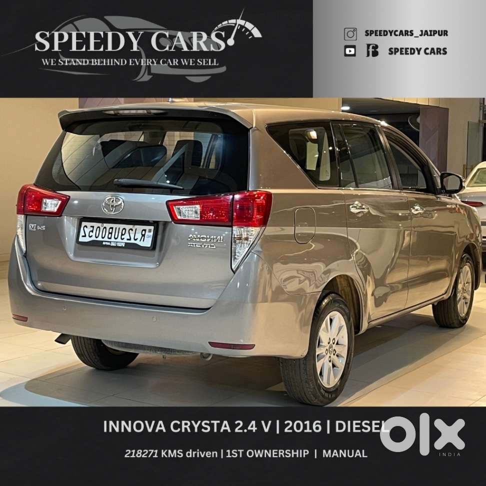 Toyota Innova Crysta 2.4 V 8 Str, 2016, Diesel
