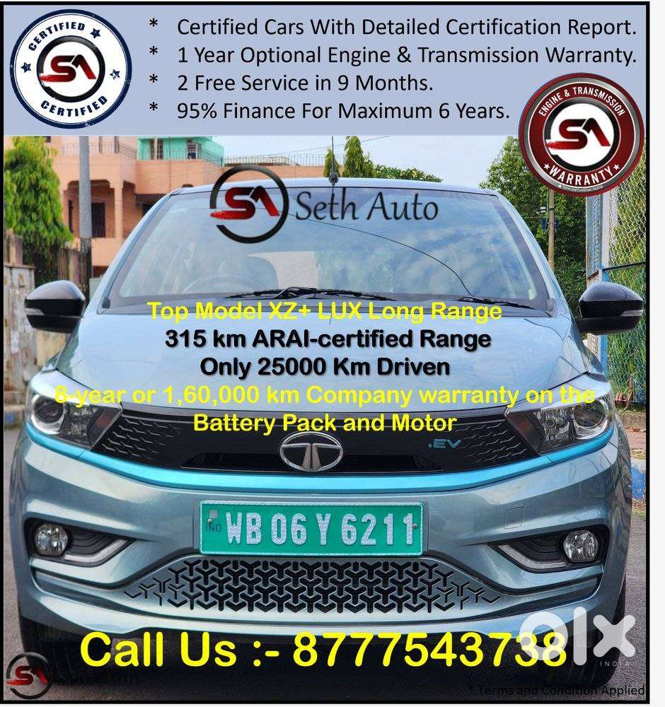 Tata Tiago Ev Xz Plus Tech Lux Lr, 2023, Electric