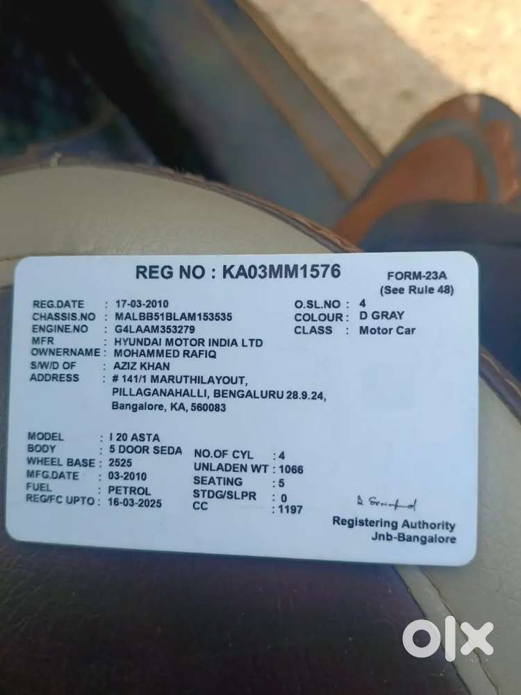 Hyundai I20 Petrol 2010