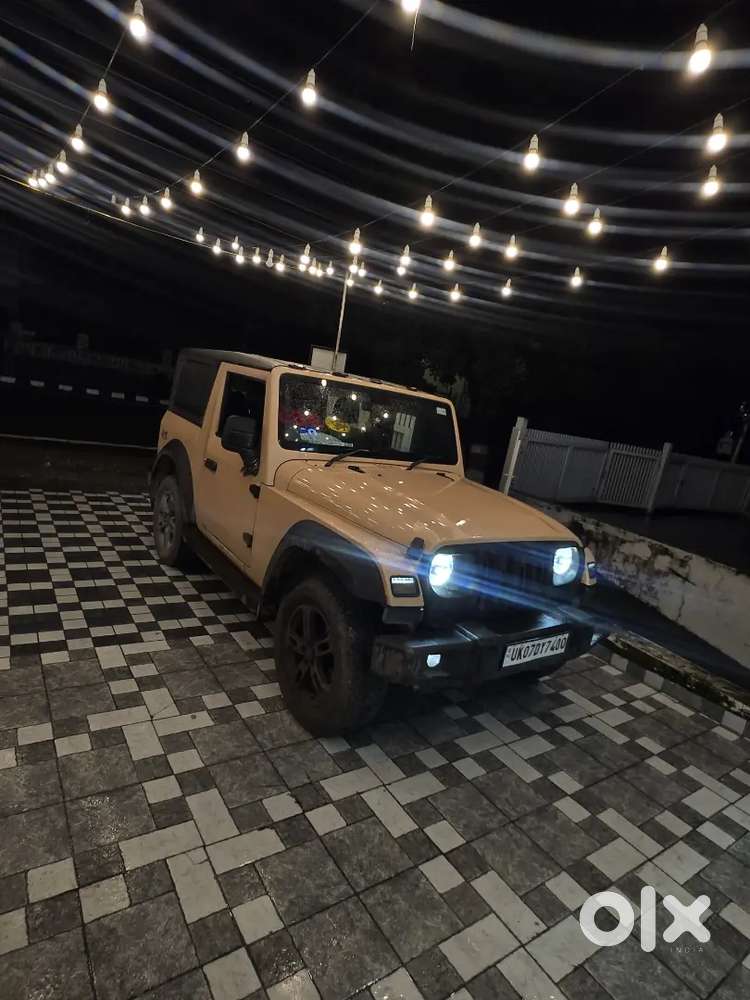 Mahindra Thar Only One In India Khaki Wrap