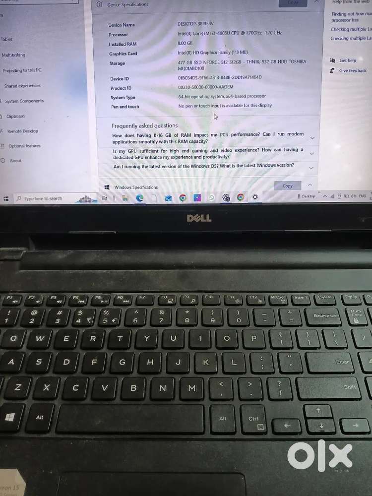 Dell active condition laptop