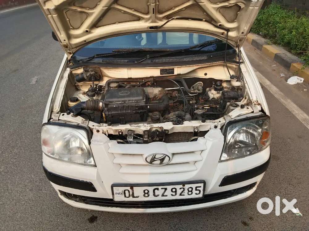 Hyundai Santro Xing Gl Plus White Colour Car In Good Condition