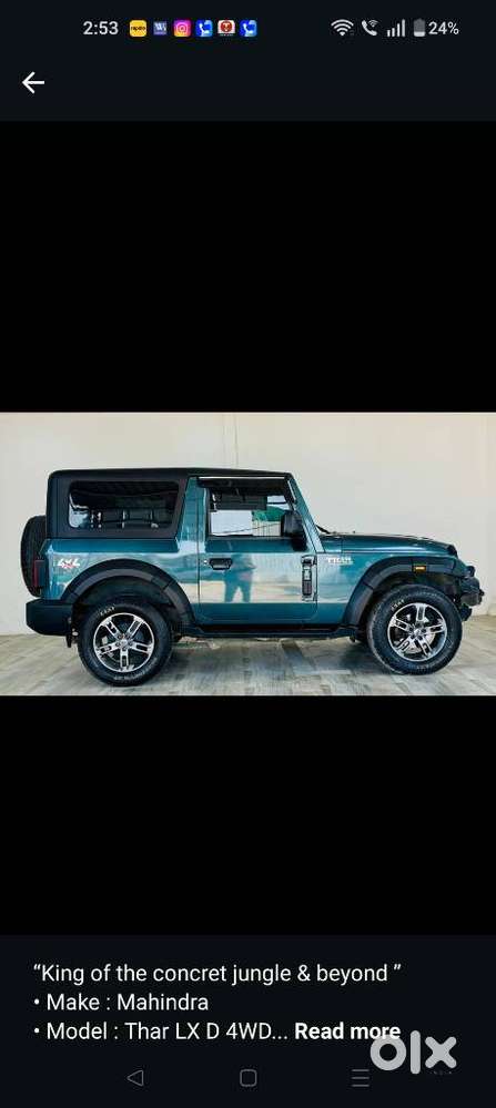 Mahindra Thar Lx 4x4 Hardtop, 2022, Diesel