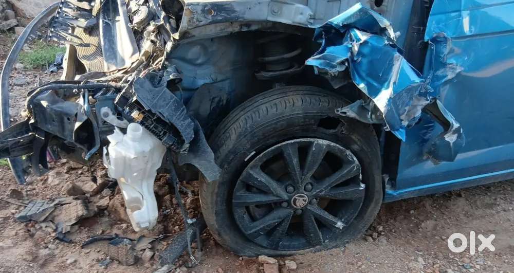 Skoda Slavia 2022 Total Loss Accident