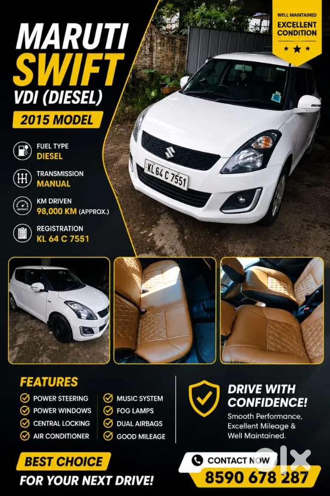 Maruti Suzuki Swift 2015 Diesel Well Maintained