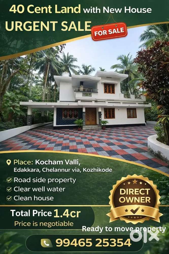Ready to move property for sale