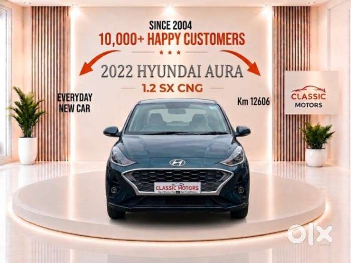 Hyundai Aura 1.2 Sx Cng, 2022, Cng & Hybrids