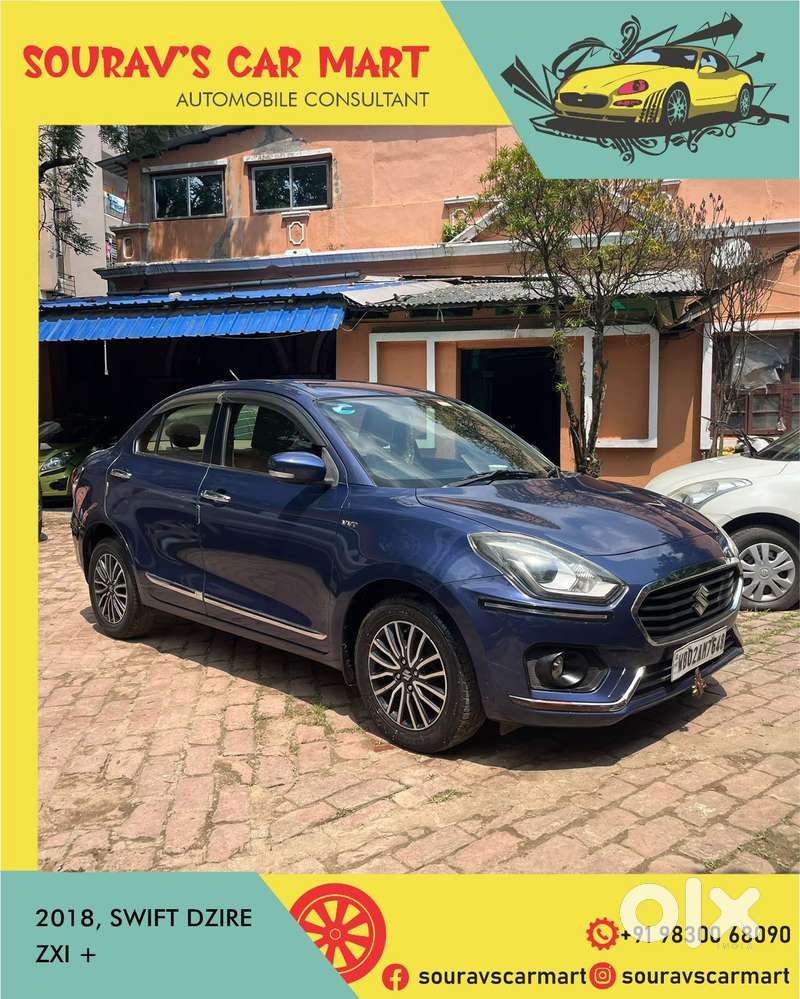 Maruti Suzuki Swift Dzire Zxi + Mt, 2018, Petrol