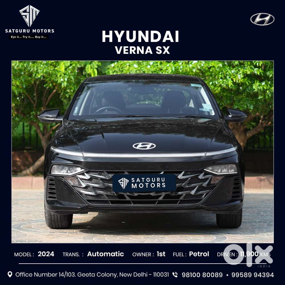 Hyundai Verna Sx 1.5 Petrol Ivt, 2024, Petrol