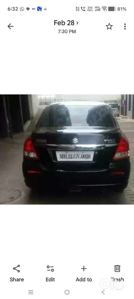 Maruti Suzuki Dzire Vdi Diesel 2011