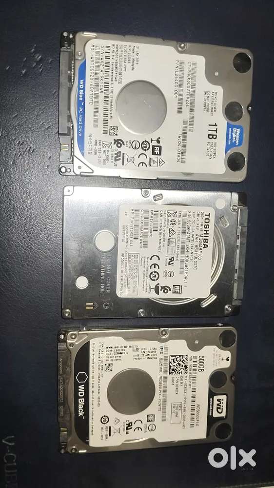 Laptop Hard Disk 1TB 500GB