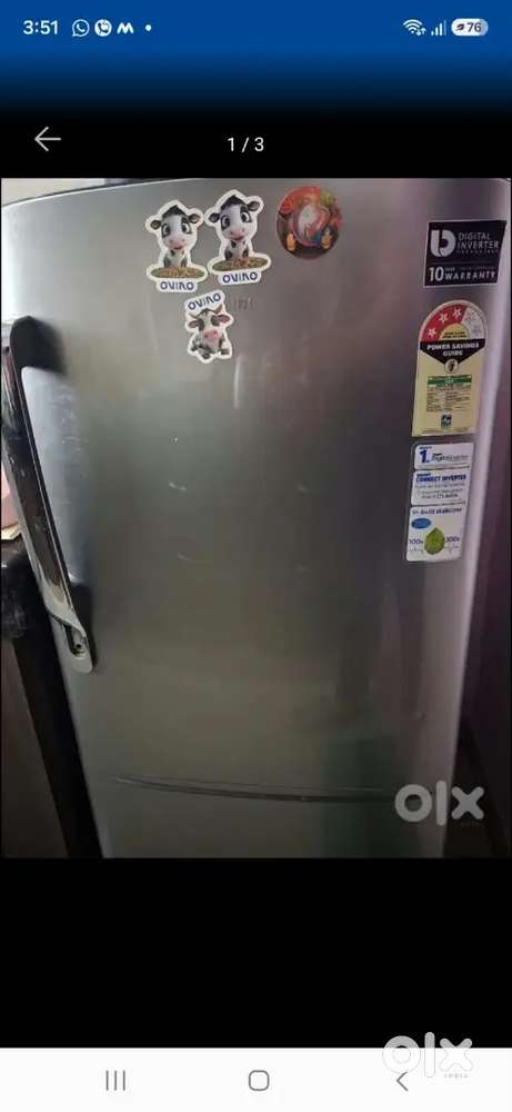 Samsung 192 L 3-Star Single Door Refrigerator – Excellent Condition