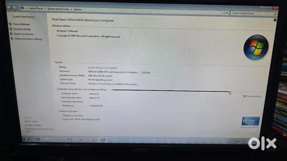 Computer Set in Excellent Condition