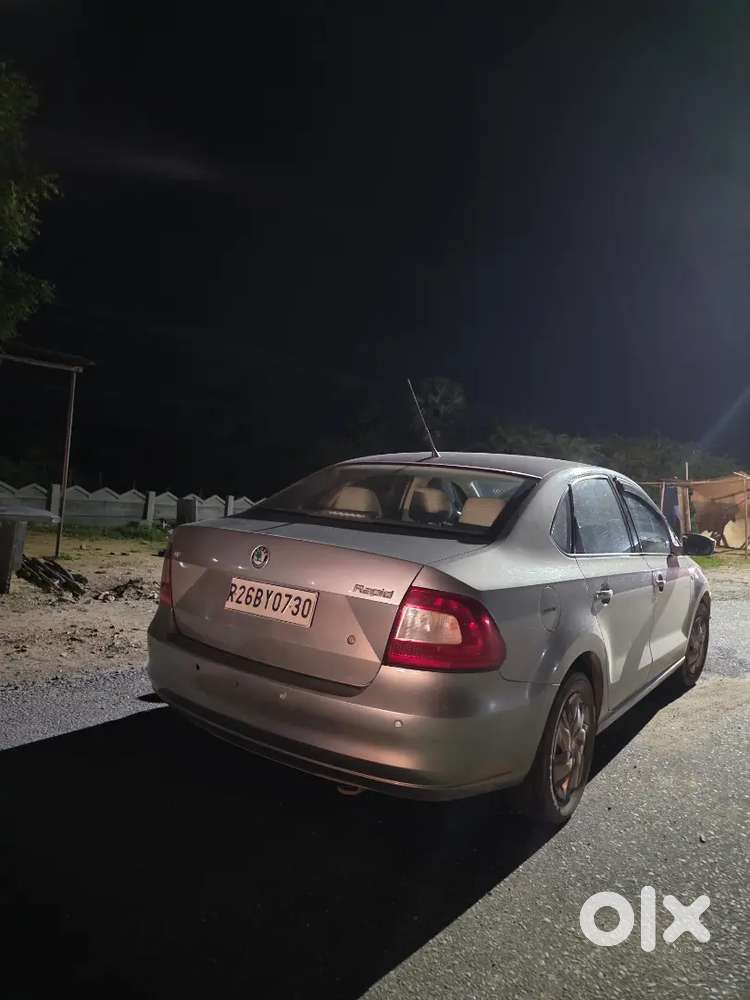 Skoda Rapid 2013 Petrol Well Maintained Cng Added Good Millage