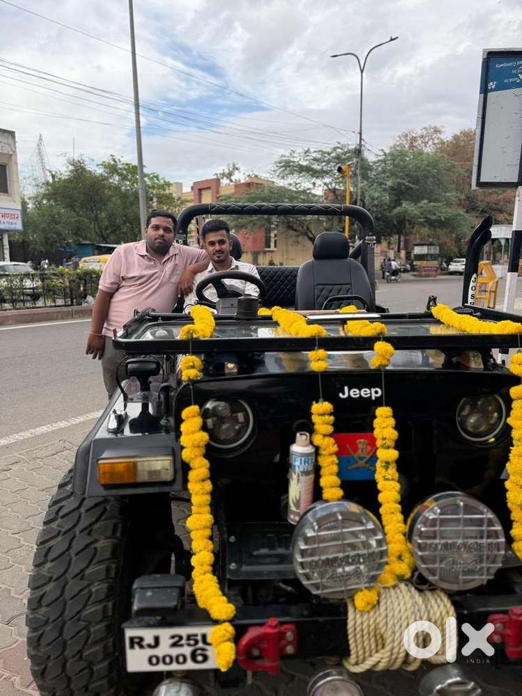 Modified Jeep .. Look Like Open Thar With Big Alloy Wheel