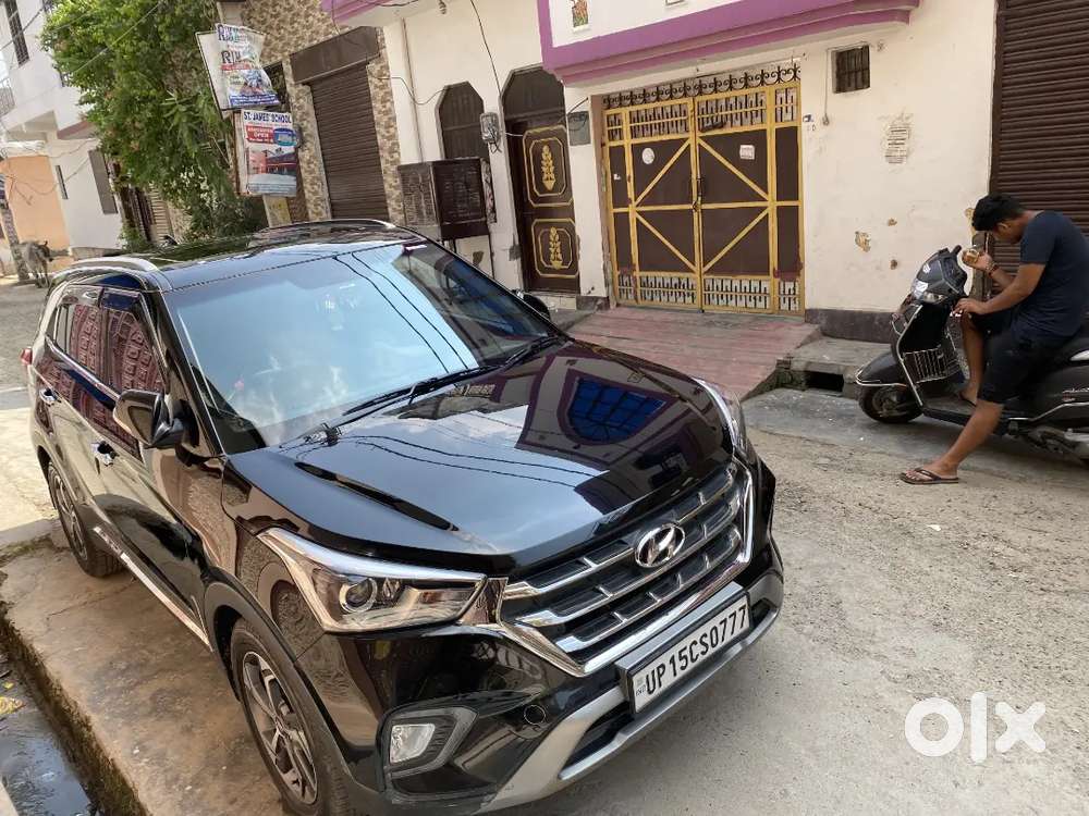 Hyundai Creta Diesel 2018 Black Colour Vip No. September Registration