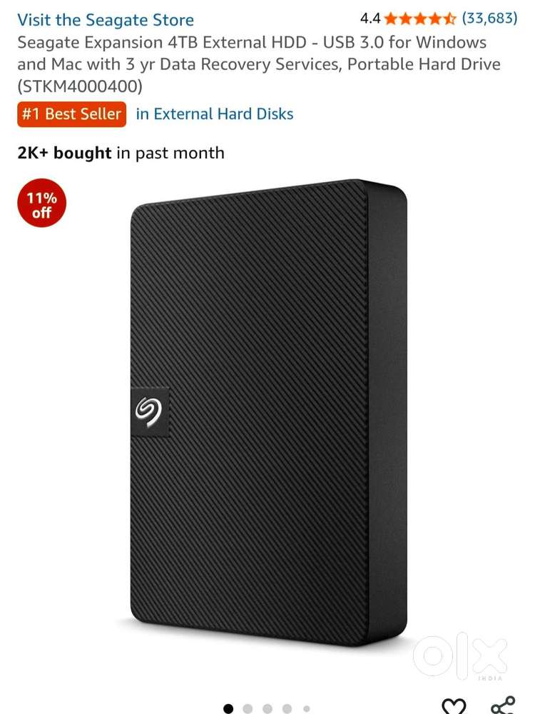 SEAGATE 4TB