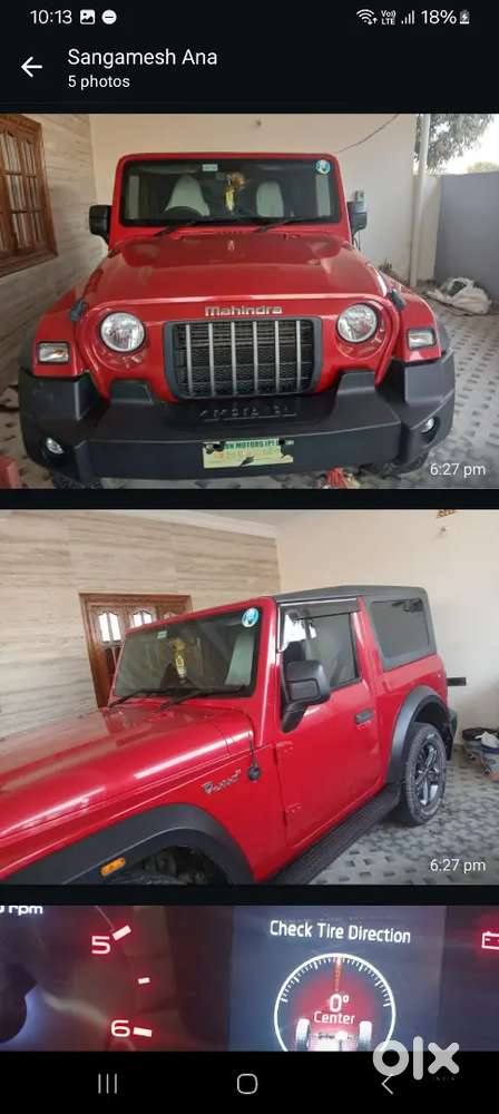 Mahindra Thar 2022 Diesel 35000 Km Driven