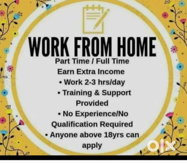 Work from home for students, housewife& job person